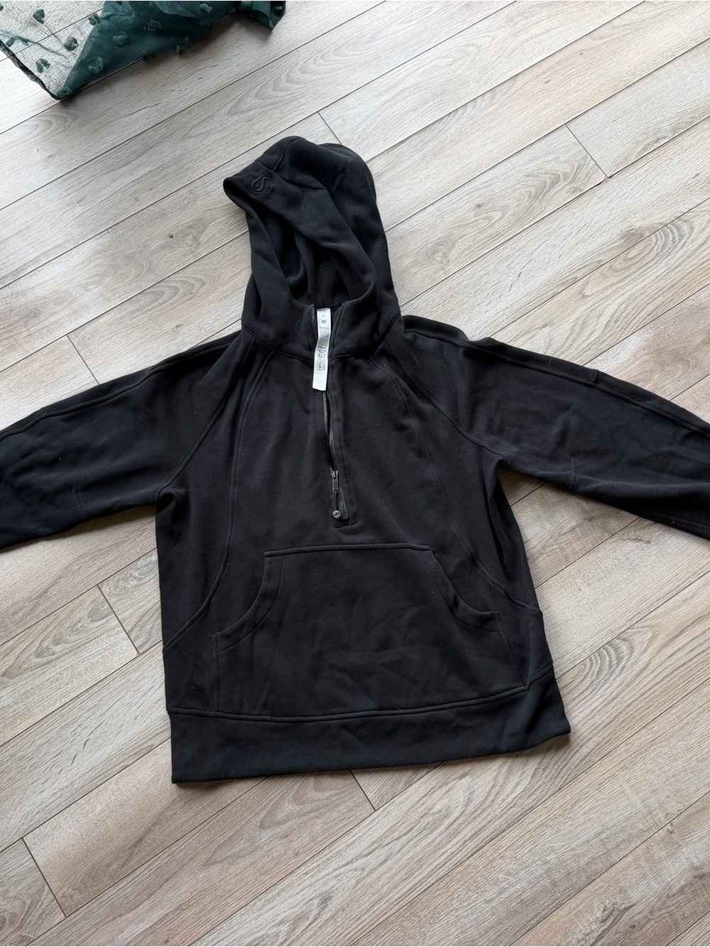 lululemon athletica Black Half-Zip Hoodie